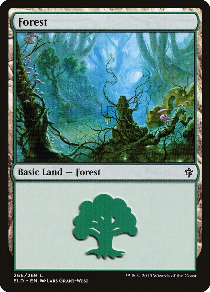 Image for Forest (266) (Throne of Eldraine) (266) - Magic: The Gathering