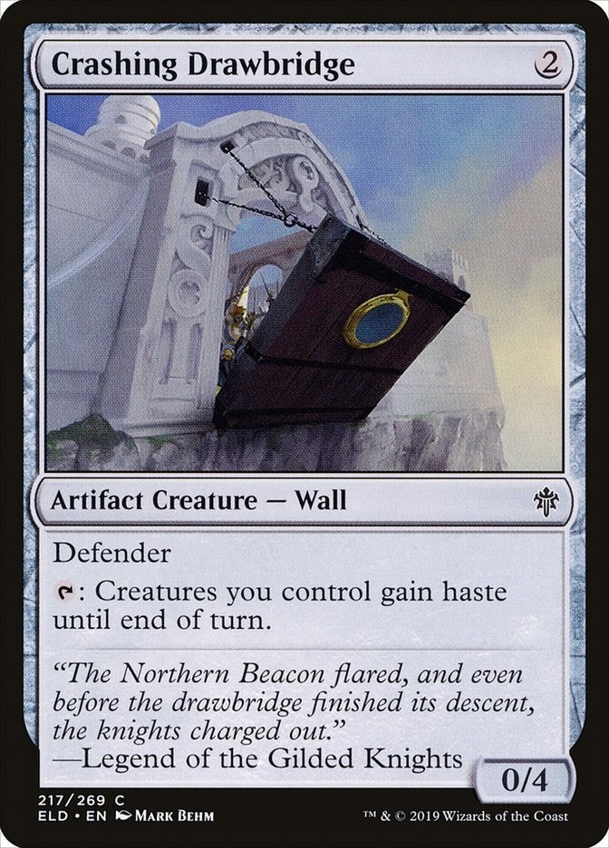 Image for Crashing Drawbridge (Throne of Eldraine) (217) - Magic: The Gathering