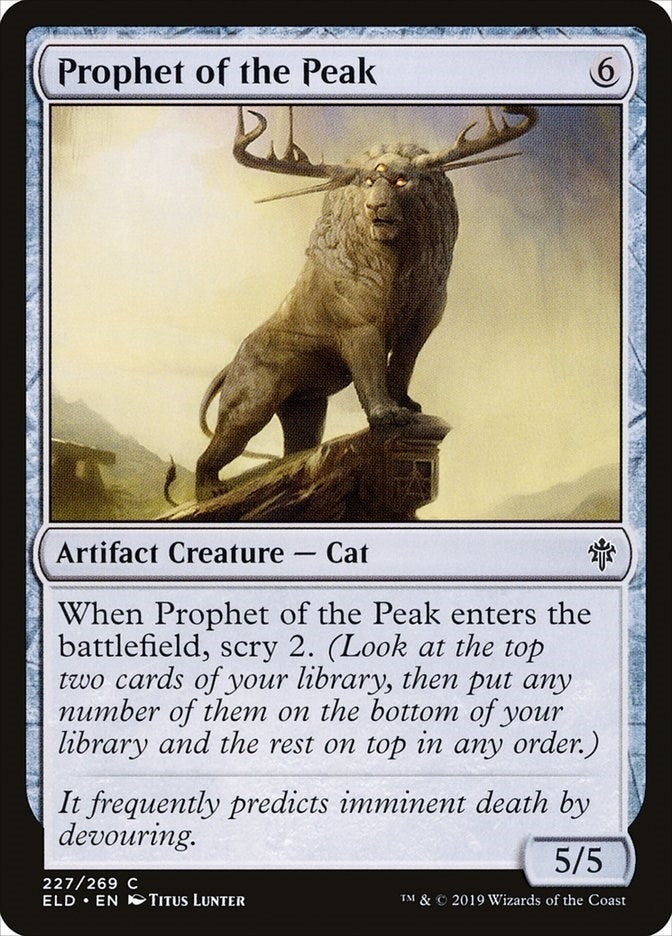 Image for Prophet of the Peak (Throne of Eldraine) (227) - Magic: The Gathering