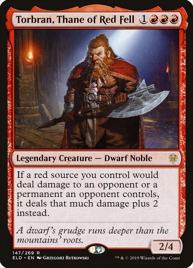 Image for Torbran, Thane of Red Fell (Throne of Eldraine) (147) - Magic: The Gathering