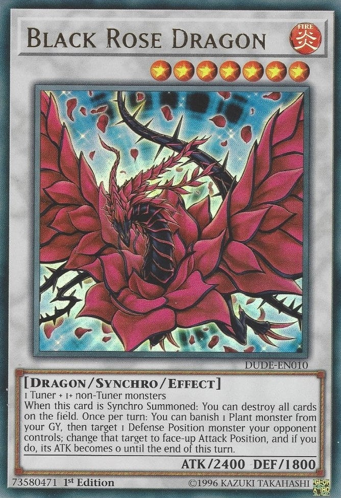 Image for Black Rose Dragon (Duel Devastator) (DUDE-EN010) - YuGiOh