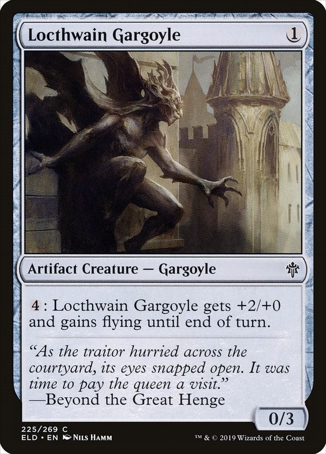 Image for Locthwain Gargoyle (Throne of Eldraine) (225) - Magic: The Gathering