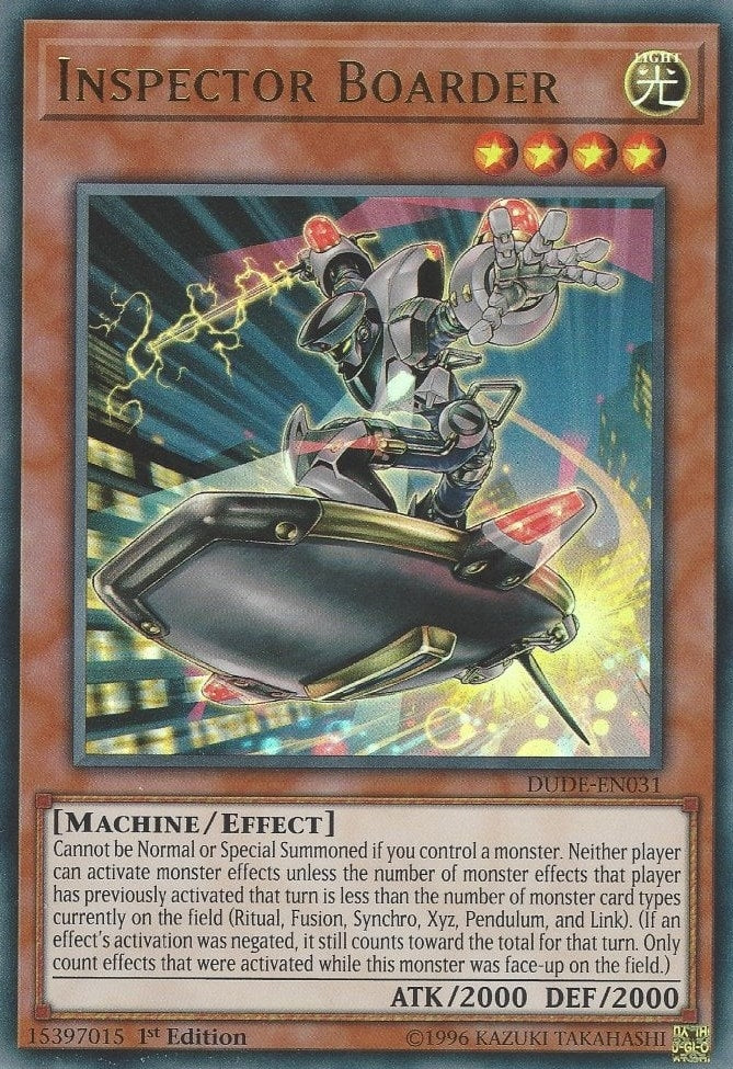 Image for Inspector Boarder (Duel Devastator) (DUDE-EN031) - YuGiOh