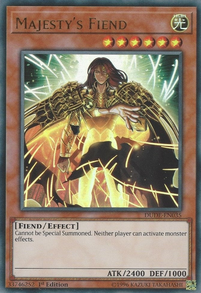 Image for Majesty's Fiend (Duel Devastator) (DUDE-EN035) - YuGiOh