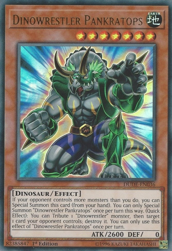 Image for Dinowrestler Pankratops (Duel Devastator) (DUDE-EN036) - YuGiOh
