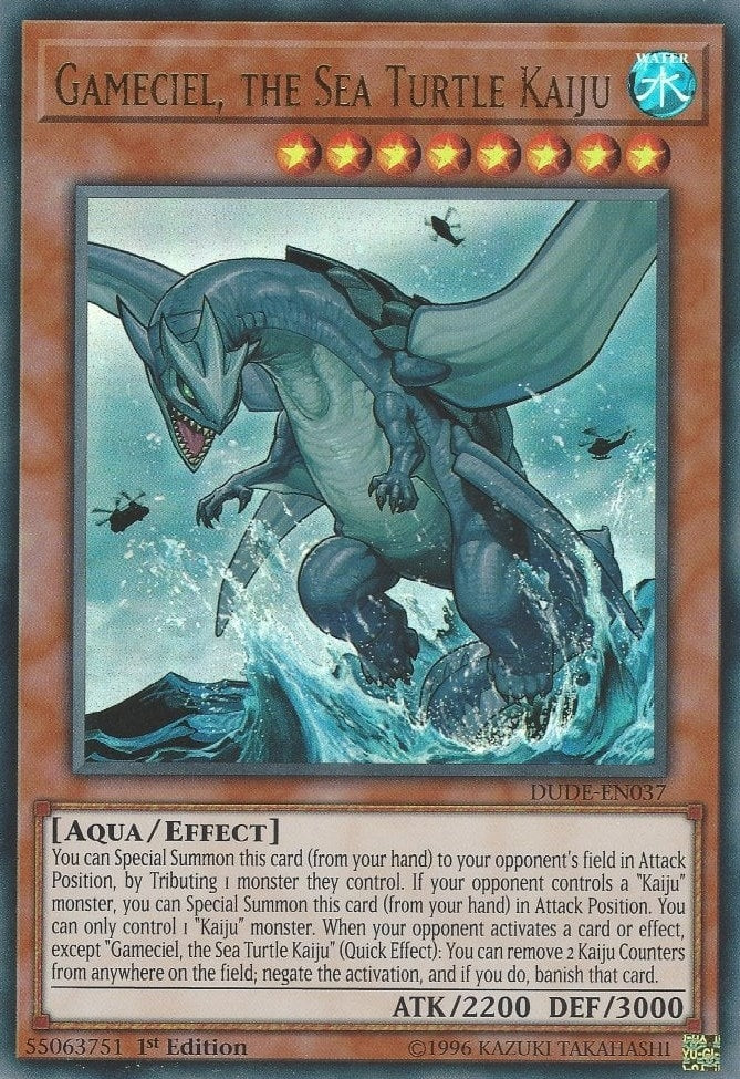 Image for Gameciel, the Sea Turtle Kaiju (Duel Devastator) (DUDE-EN037) - YuGiOh