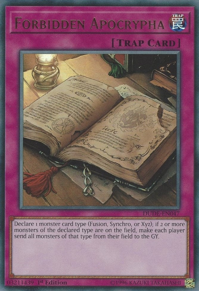 Image for Forbidden Apocrypha (Duel Devastator) (DUDE-EN047) - YuGiOh
