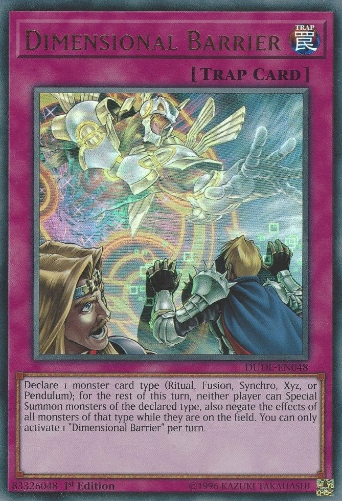 Image for Dimensional Barrier (Duel Devastator) (DUDE-EN048) - YuGiOh