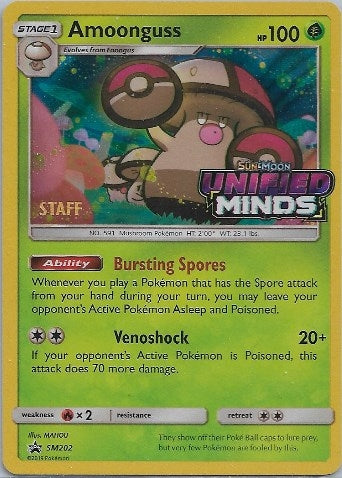 Image for Amoonguss - SM202 (Prerelease) [Staff] (SM Promos) (SM202) - Pokemon