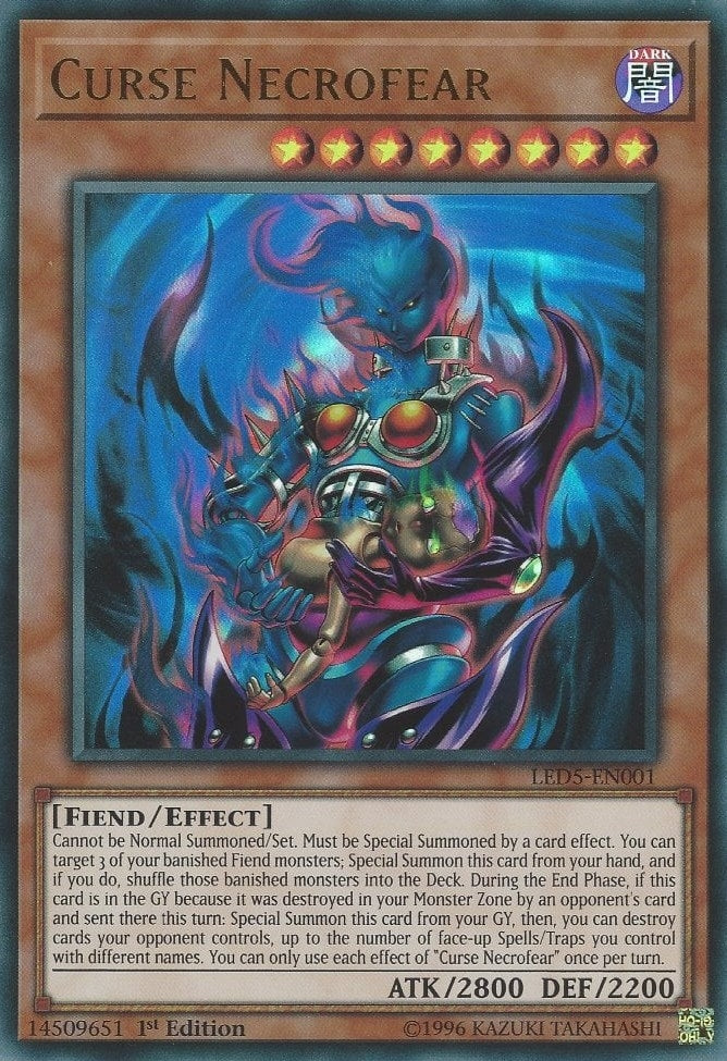 Image for Curse Necrofear (Legendary Duelists: Immortal Destiny) (LED5-EN001) - YuGiOh