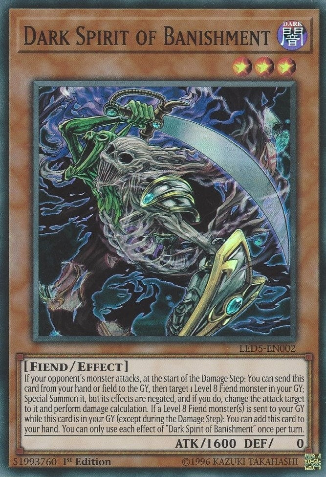 Image for Dark Spirit of Banishment (Legendary Duelists: Immortal Destiny) (LED5-EN002) - YuGiOh