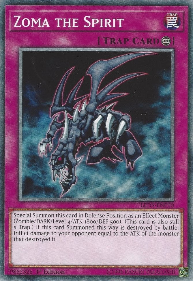 Image for Zoma the Spirit (Legendary Duelists: Immortal Destiny) (LED5-EN010) - YuGiOh