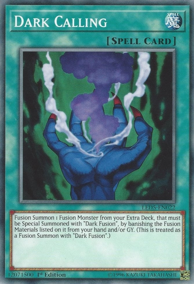Image for Dark Calling (Legendary Duelists: Immortal Destiny) (LED5-EN022) - YuGiOh