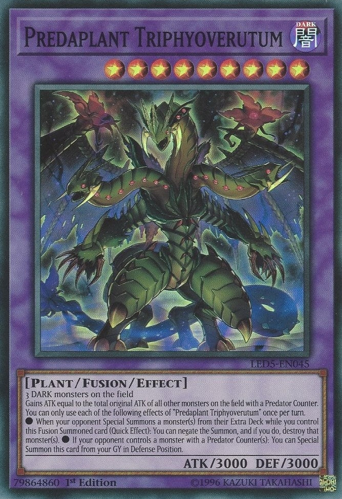 Image for Predaplant Triphyoverutum (Legendary Duelists: Immortal Destiny) (LED5-EN045) - YuGiOh
