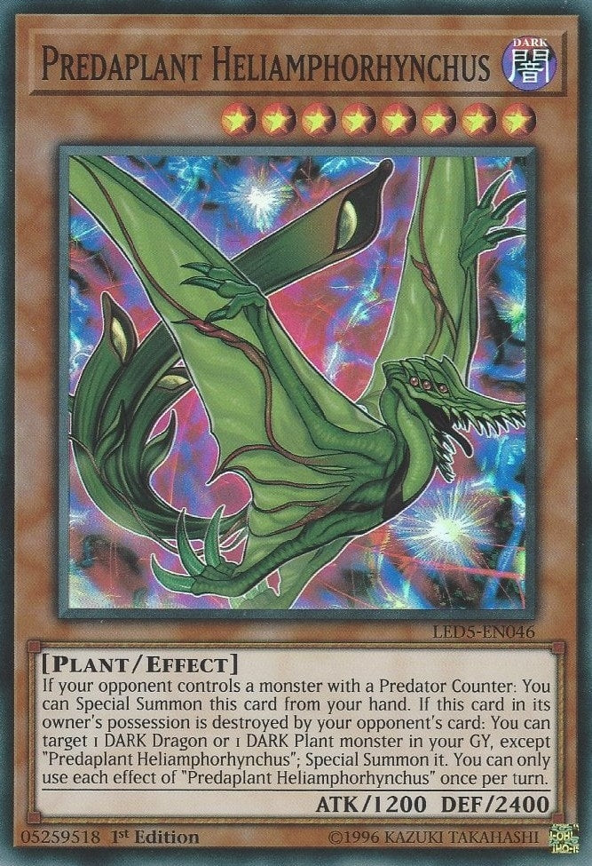 Image for Predaplant Heliamphorhynchus (Legendary Duelists: Immortal Destiny) (LED5-EN046) - YuGiOh