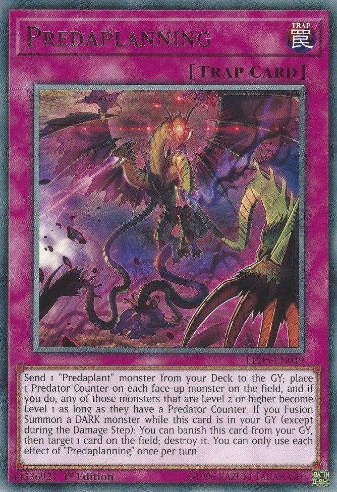 Image for Predaplanning (Legendary Duelists: Immortal Destiny) (LED5-EN049) - YuGiOh