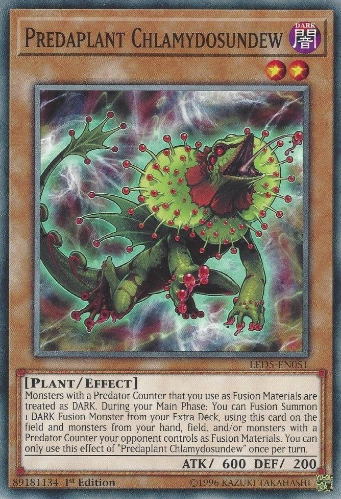 Image for Predaplant Chlamydosundew (Legendary Duelists: Immortal Destiny) (LED5-EN051) - YuGiOh