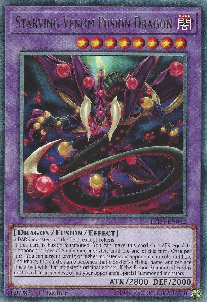 Image for Starving Venom Fusion Dragon (Legendary Duelists: Immortal Destiny) (LED5-EN052) - YuGiOh