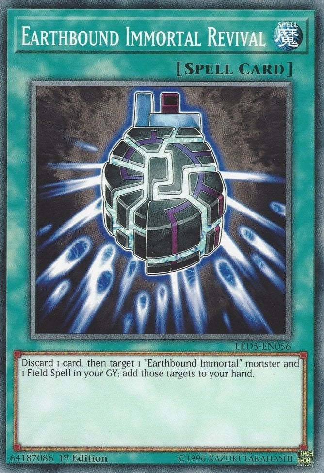 Image for Earthbound Immortal Revival (Legendary Duelists: Immortal Destiny) (LED5-EN056) - YuGiOh