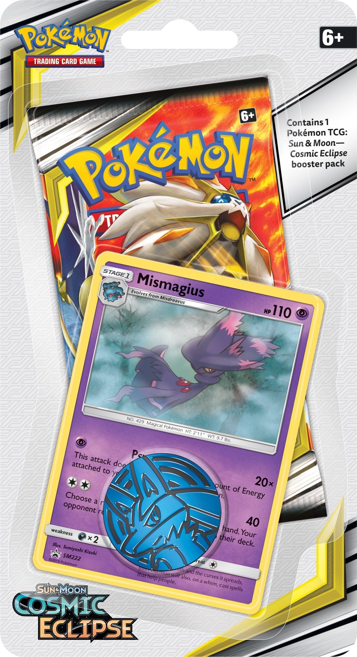 Image for Cosmic Eclipse Single Pack Blister [Mismagius] - Pokemon