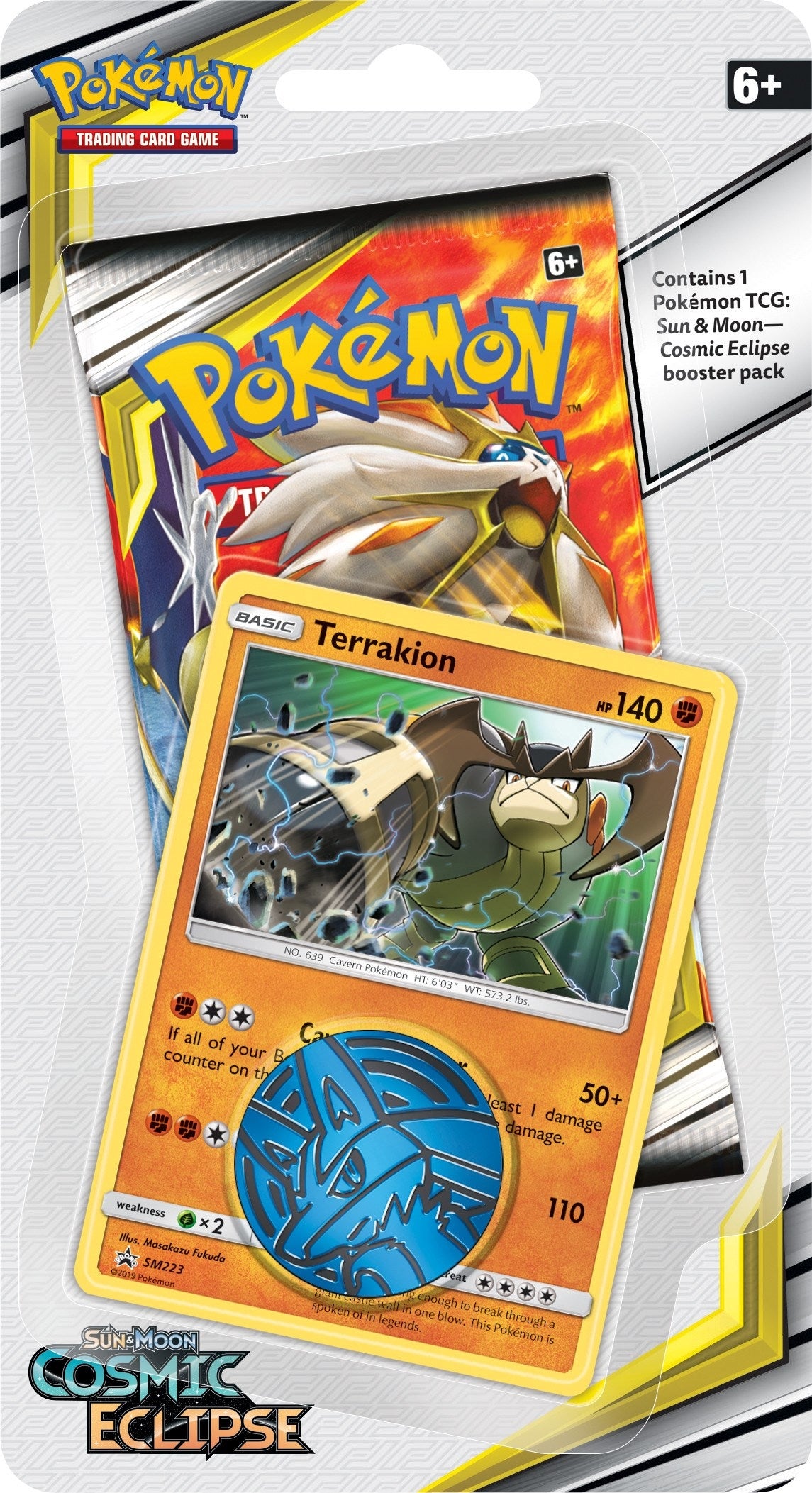 Image for Cosmic Eclipse Single Pack Blister [Terrakion] - Pokemon
