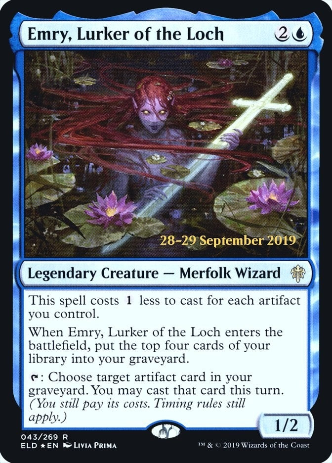 Image for Emry, Lurker of the Loch (Prerelease Cards) (43) - Magic: The Gathering