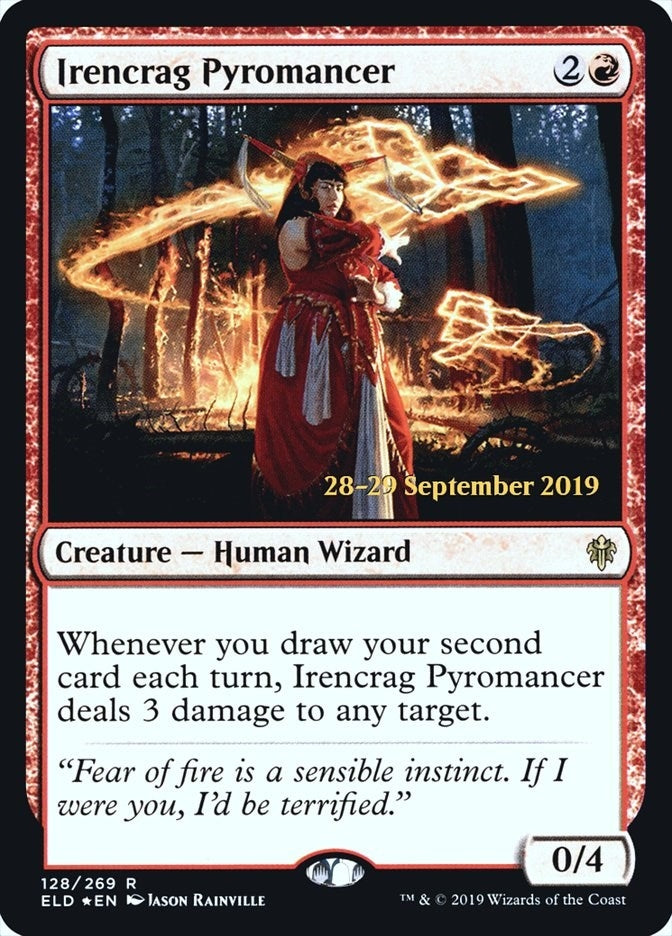 Image for Irencrag Pyromancer (Prerelease Cards) (128) - Magic: The Gathering