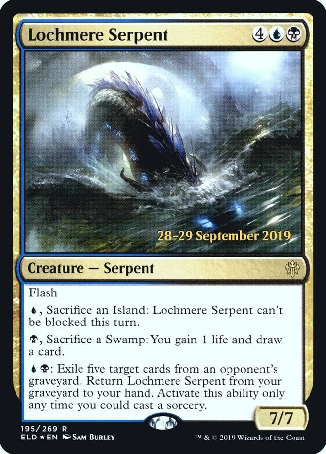 Image for Lochmere Serpent (Prerelease Cards) (195) - Magic: The Gathering