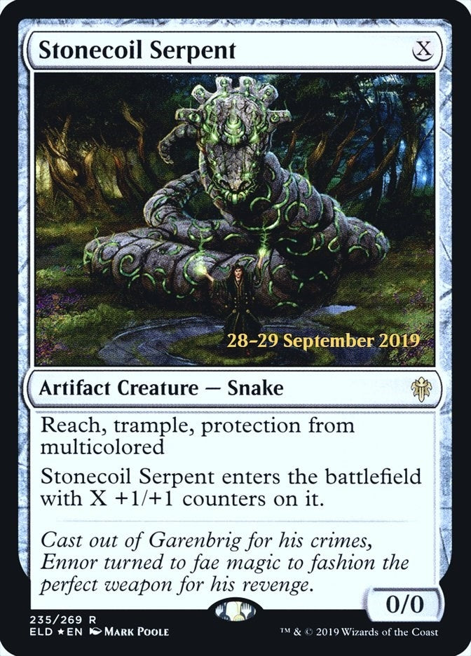 Image for Stonecoil Serpent (Prerelease Cards) (235) - Magic: The Gathering