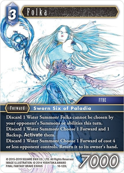 Image for Folka (Opus X) (10-120L) - Final Fantasy TCG