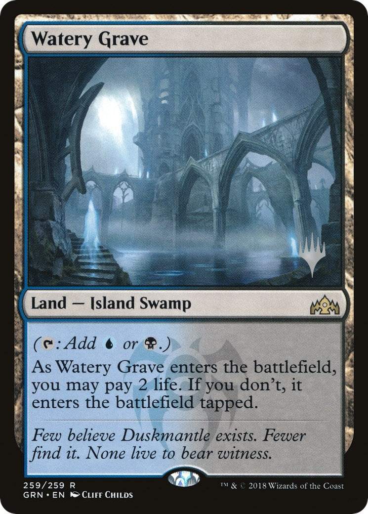 Image for Watery Grave (Promo Pack: Throne of Eldraine) (259) - Magic: The Gathering