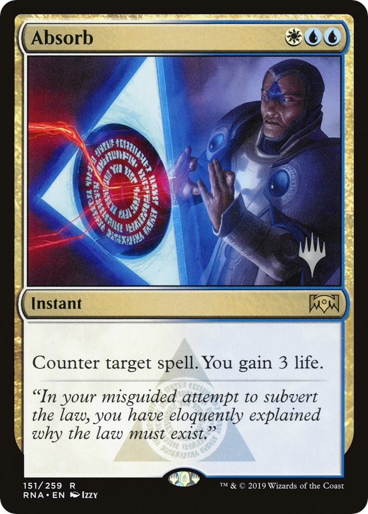 Image for Absorb (Promo Pack: Throne of Eldraine) (151) - Magic: The Gathering
