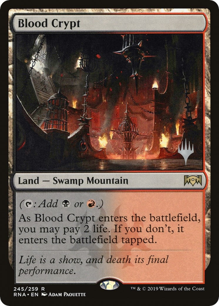 Image for Blood Crypt (Promo Pack: Throne of Eldraine) (245) - Magic: The Gathering