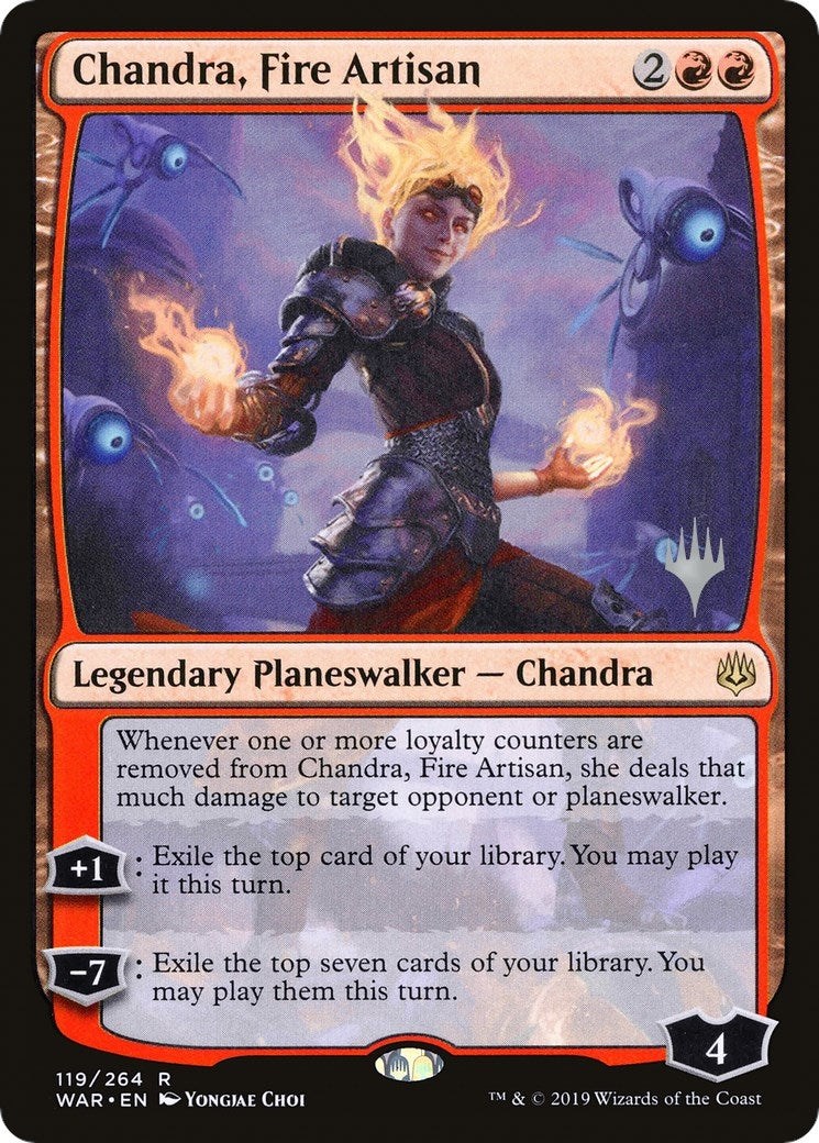 Image for Chandra, Fire Artisan (Promo Pack: Throne of Eldraine) (119) - Magic: The Gathering