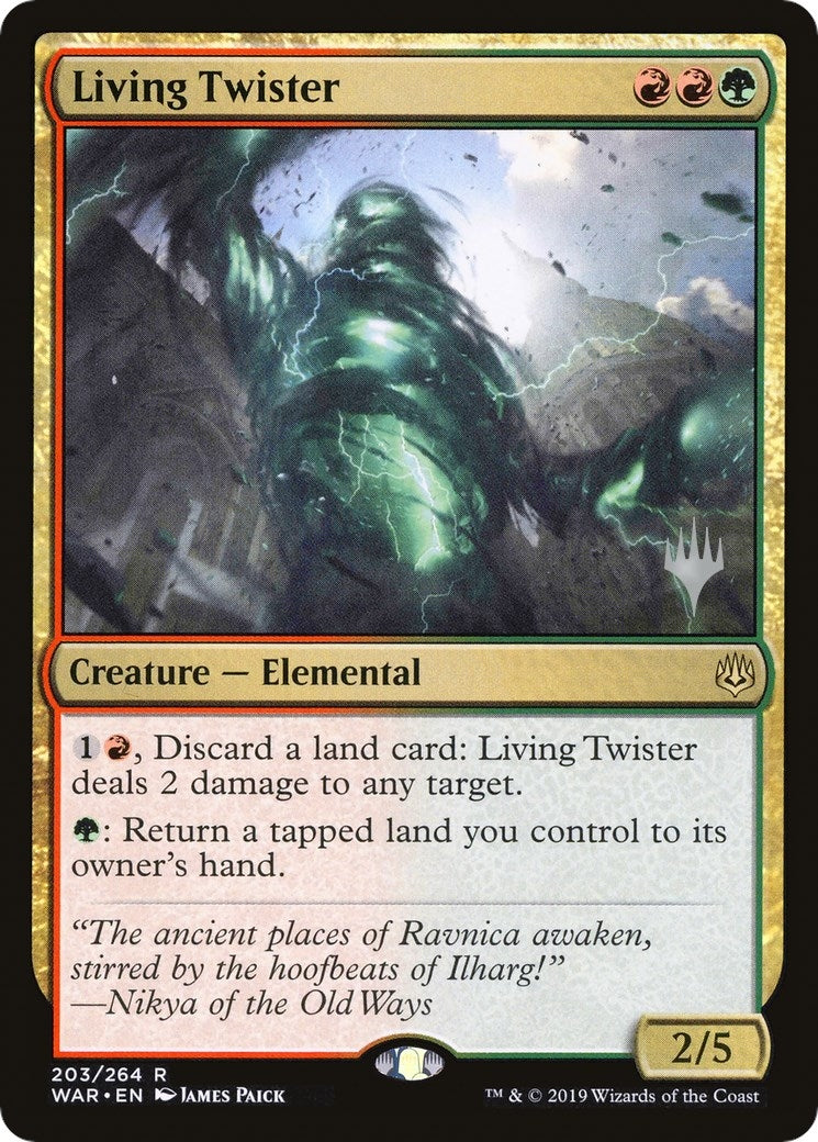 Image for Living Twister (Promo Pack: Throne of Eldraine) (203) - Magic: The Gathering