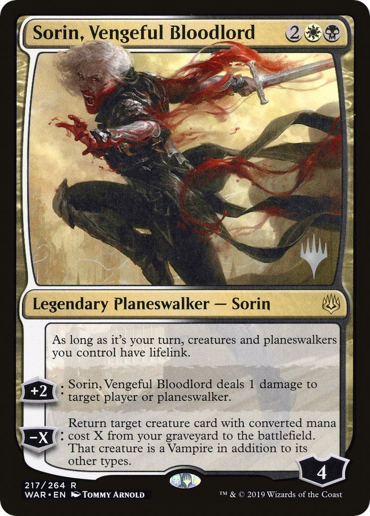 Image for Sorin, Vengeful Bloodlord (Promo Pack: Throne of Eldraine) (217) - Magic: The Gathering
