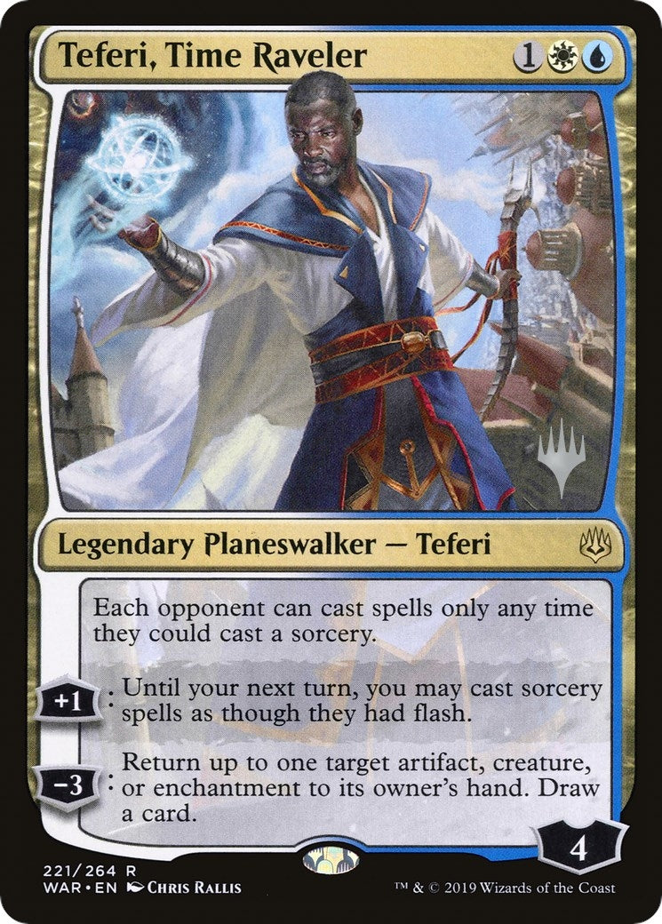 Image for Teferi, Time Raveler (Promo Pack: Throne of Eldraine) (221) - Magic: The Gathering