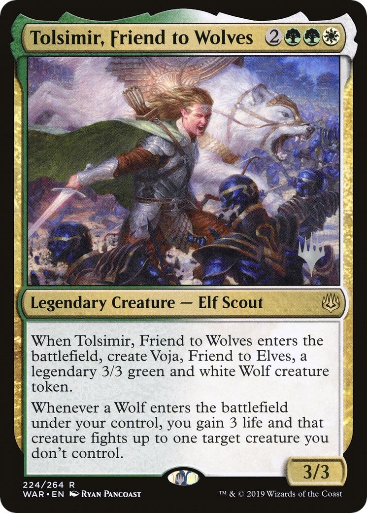 Image for Tolsimir, Friend to Wolves (Promo Pack: Throne of Eldraine) (224) - Magic: The Gathering