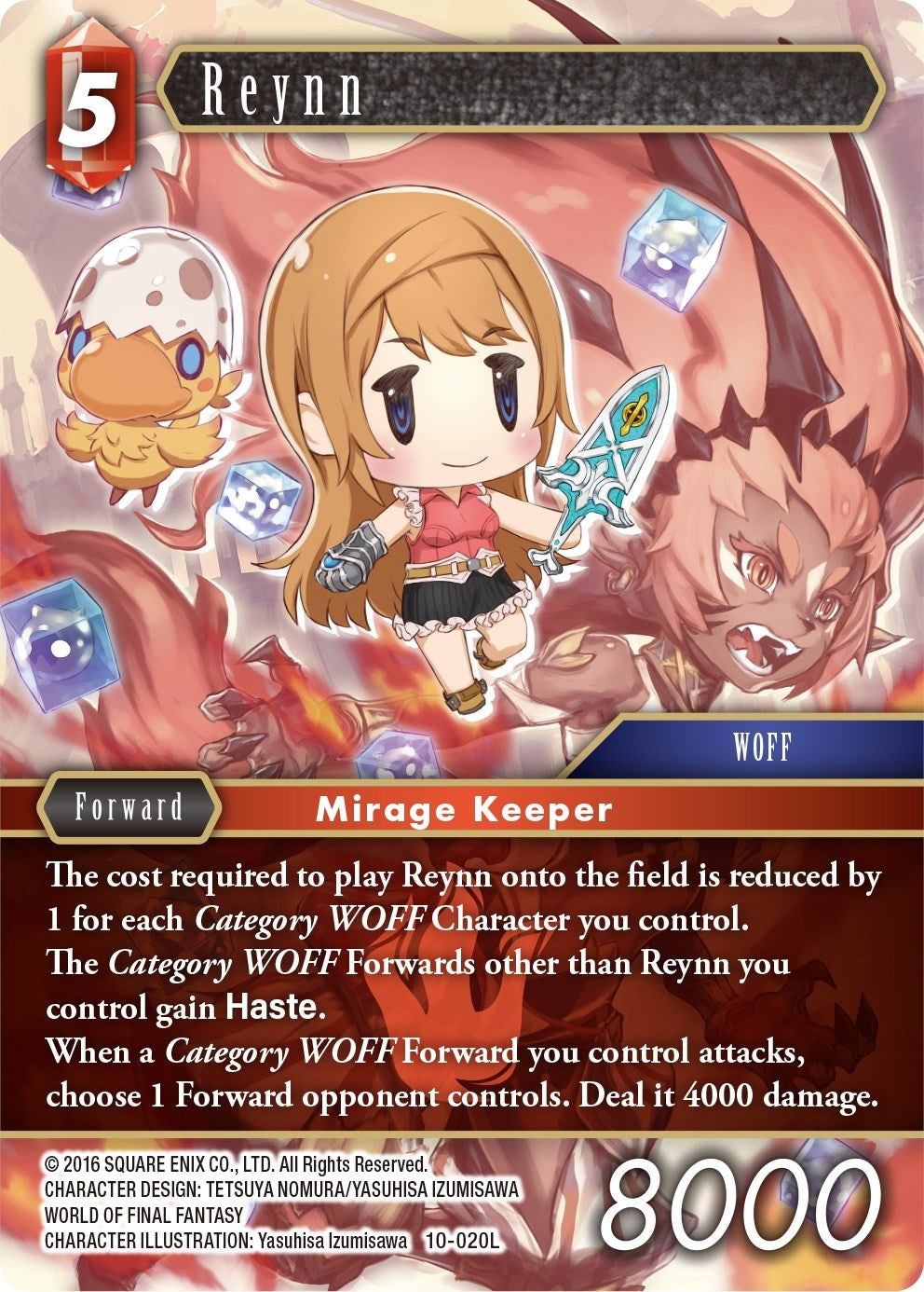 Image for Reynn (Opus X) (10-020L) - Final Fantasy TCG