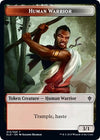 Image for Human Warrior // Food (018) Double-Sided Token (Throne of Eldraine) (13 // 18) - Magic: The Gathering