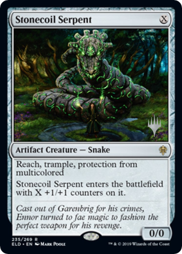 Image for Stonecoil Serpent (Promo Pack: Throne of Eldraine) (235) - Magic: The Gathering