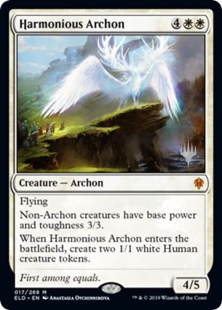 Image for Harmonious Archon (Promo Pack: Throne of Eldraine) (17) - Magic: The Gathering