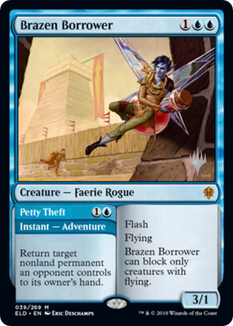 Image for Brazen Borrower (Promo Pack: Throne of Eldraine) (39) - Magic: The Gathering