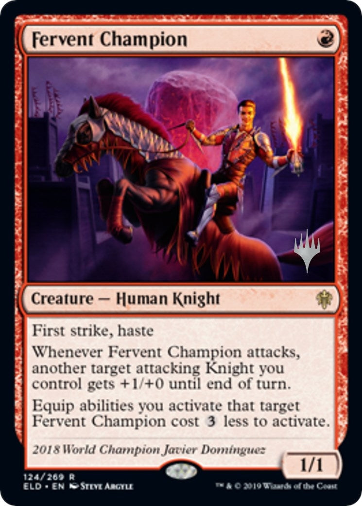Image for Fervent Champion (Promo Pack: Throne of Eldraine) (124) - Magic: The Gathering