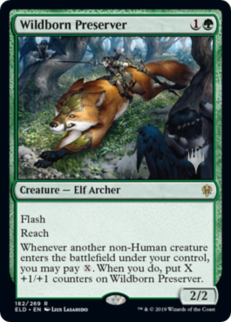 Image for Wildborn Preserver (Promo Pack: Throne of Eldraine) (182) - Magic: The Gathering