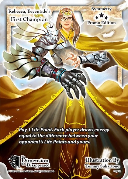 Image for Rebecca, Eeventide's First Champion (Promo Edition) (Exodus Promo Cards) (P1/P13) - Exodus TCG
