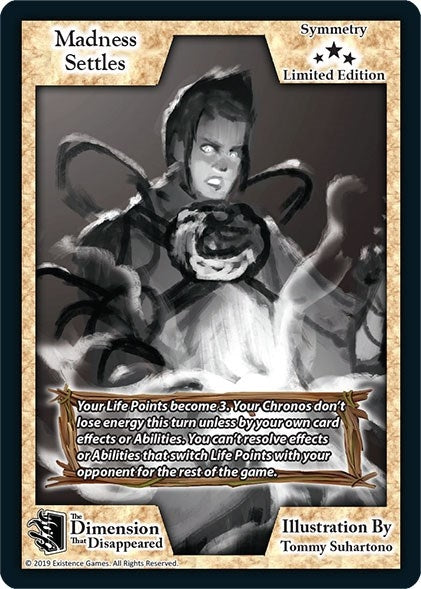 Image for Madness Settles (Limited Edition) (Limited Edition Sketch Cards) - Exodus TCG