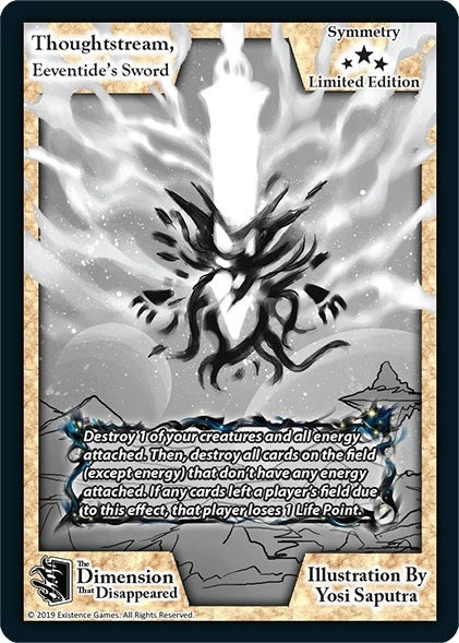 Image for Thoughtstream, Eeventide's Sword (Limited Edition) (Limited Edition Sketch Cards) - Exodus TCG