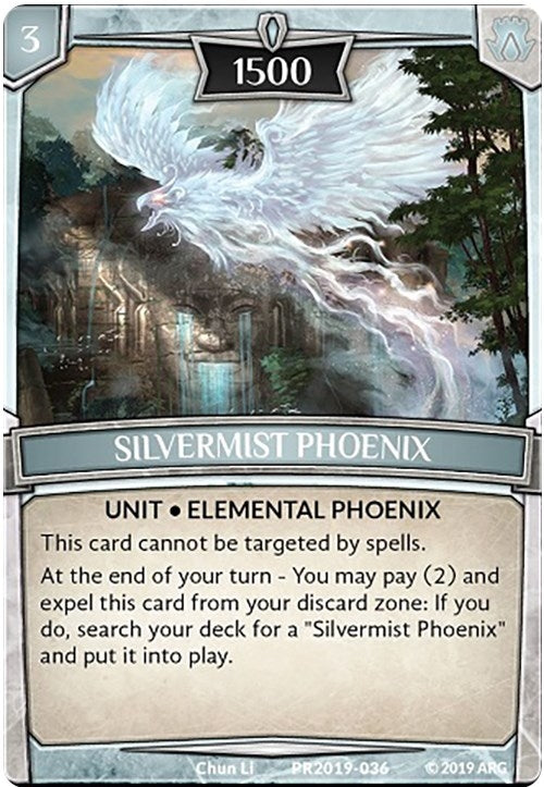 Image for Silvermist Phoenix (Argent Saga Promos) (PR2019-036) - Argent Saga TCG
