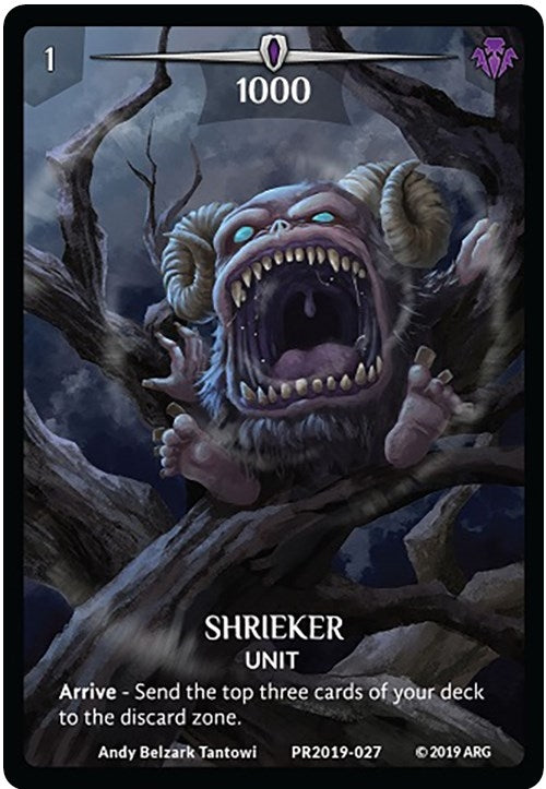 Image for Shrieker (Full Art) (Argent Saga Promos) (PR2019-027) - Argent Saga TCG